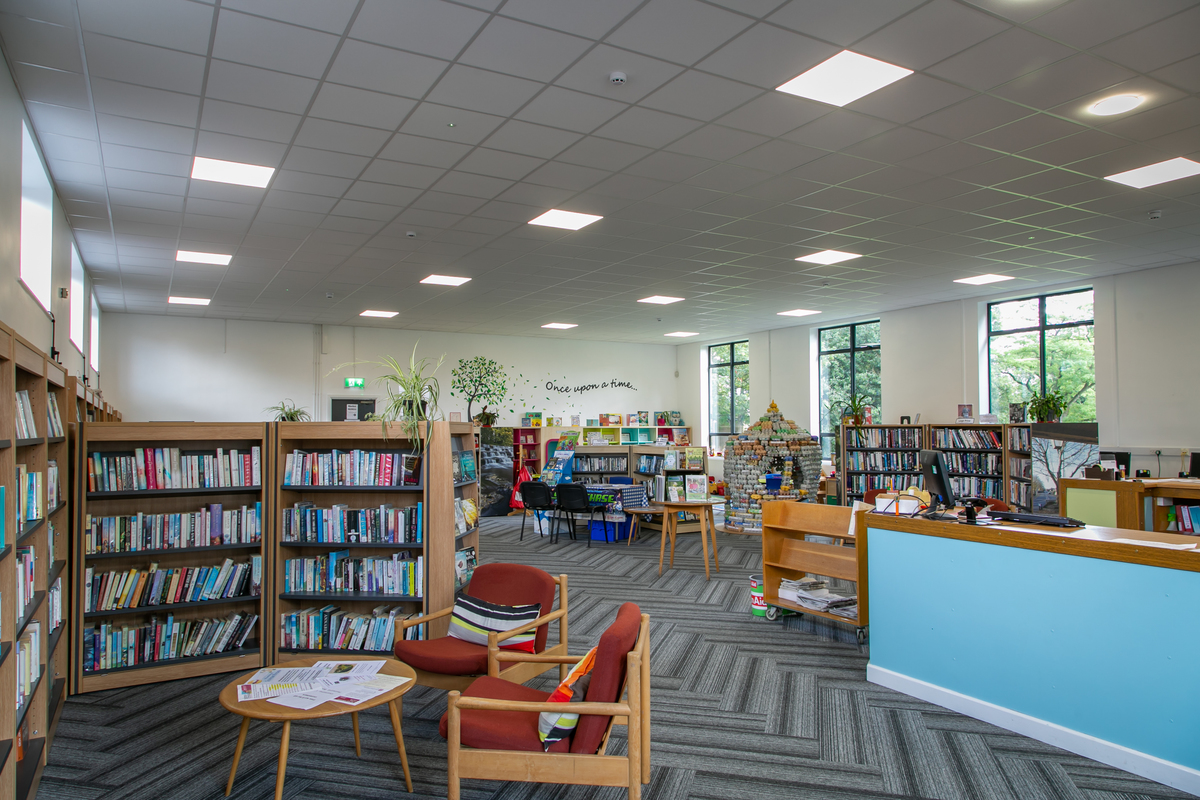burley library interior