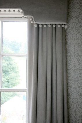 curtain and pelmet detail