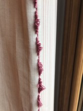 curtain detail, fringe