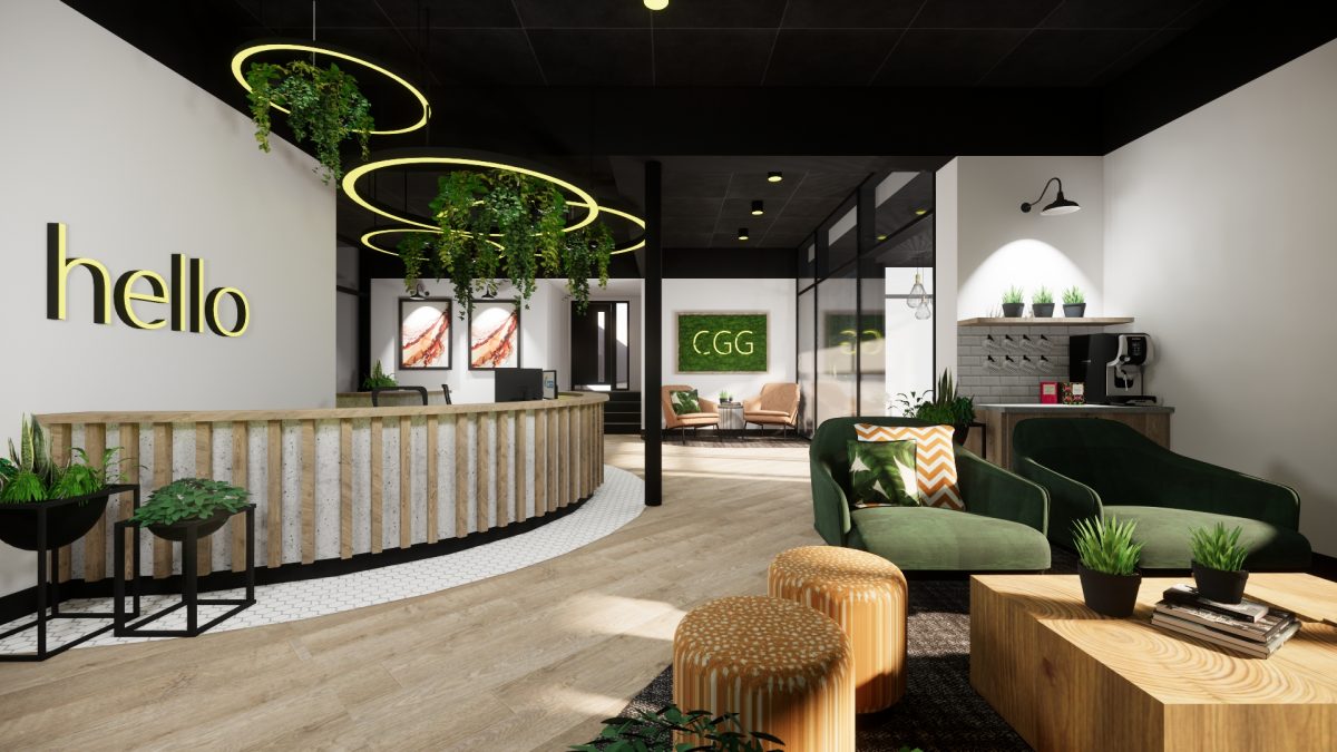 CGG New Office Hub and Reception Refurbishment – Wales